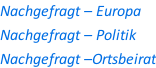 Nachgefragt – Europa Nachgefragt – Politik Nachgefragt –Ortsbeirat